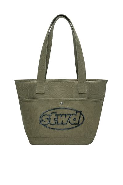 Pull & Bear STWD canvas shopper bag