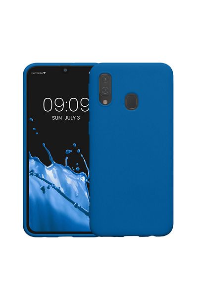 KWmobile Carcasă pentru Samsung Galaxy A40, albastră, silicon, 48547.228