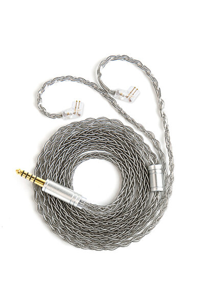 Choice سماعة أذن هاي فاي KBEAR ST12 8 أنوية رمادية اللون بطول 1.2 متر، مزودة ...