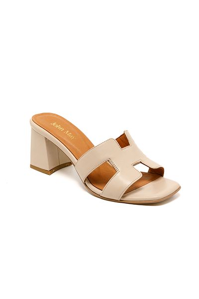 John May Papuci pentru femei/fete - piele de blugi (John May Beige)