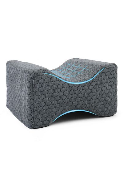 Choice Gray Memory Foam Knee Pillow For Orthopedic Sciatica Back Leg Hip Align Spine Pregnancy Body Pillows