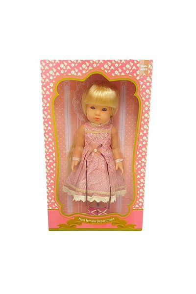 STEM Baby So Lovely - 17-Inch Upright Silicone Doll for Girls - Polka Dots Dress