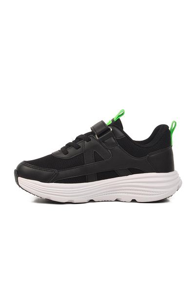 WALKWAY Black Saks Velcro Boys' Sports Shoes 1880 F