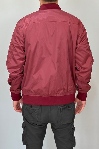 REMSA Men's College Collar Seasonal Single Top Jacket Reu-9127 Claret Red