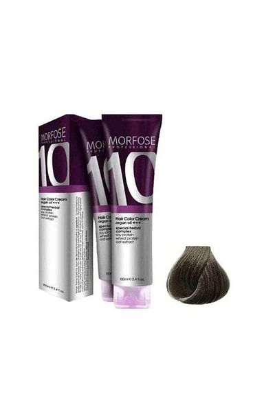 Morfose Morfose 7.11 Medium Intense Ash Blonde Hair Color Cream - 100ml with Camellia, Argan & Macadamia Oil