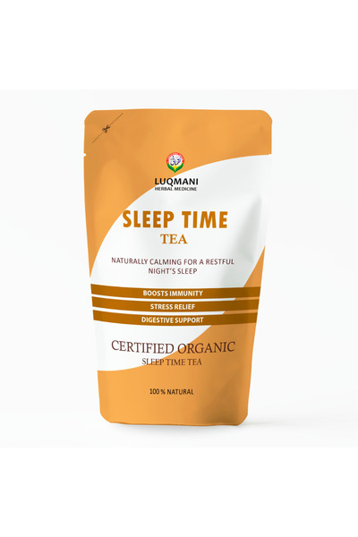 LUQMAN شاي وقت النوم 100 جرام سهل التحضير 50 كوبًا لفتح ليالٍ هادئة