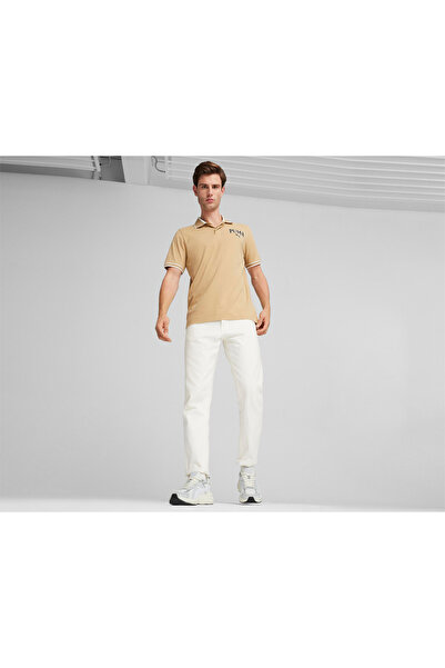 Puma Ανδρικό μπλουζάκι με λαιμόκοψη Puma Squad - Κρέμα 67948283