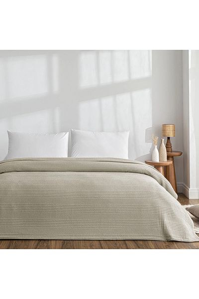 Taç Single Cotton Pique Monet Vision