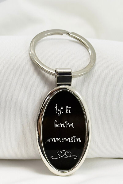 biuti Good to Be My Mom Steel Keychain / Laser Engraving Mother's Day Gift Ke...