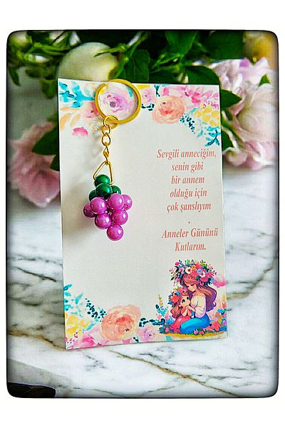 desingbydidem 20 Pieces Aneley Day Keychain Bulk Card Gifts