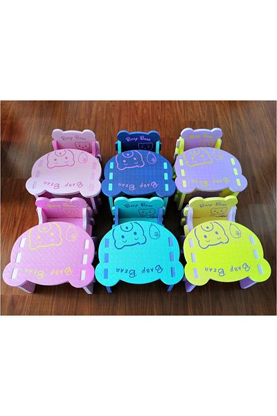 STEM EVA Children's Table & Chair Set (Assorted Color)