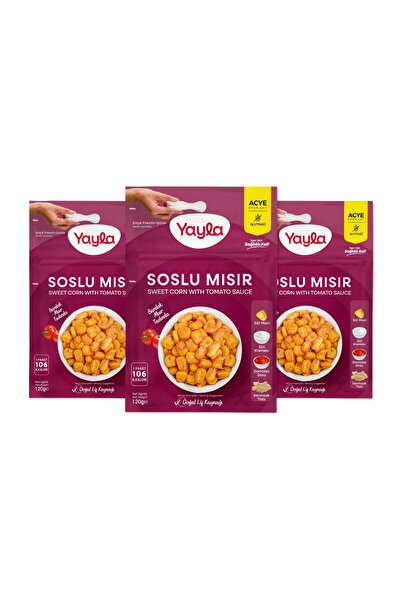 Yayla Domates Soslu Süt Mısır 120 gr X3