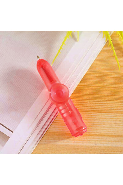 Generic LED Işıklı Stres Giderici Fidget Spinner Kalem - 3'ü 1 Arada Tükenmez Kalem, Dönen Oyuncak