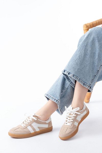 Aymood Beige Thermo South Smoked Thermo Sole Sports Shoes