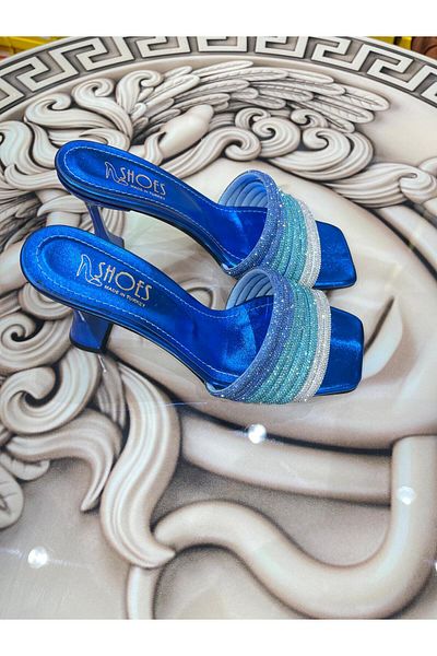 Zişan Shoes Pantofi de damă cu toc VULYA 9cm cu detaliu de piatră