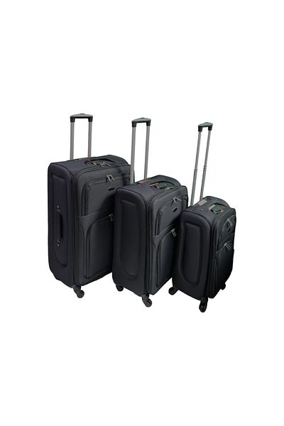 OEM Trolere set, My Travel A03, trei dimensiuni, 20", 24", 28", negru