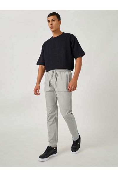 Fort Collins By Styli Solid Drawstring Waist Regular Fit Pants