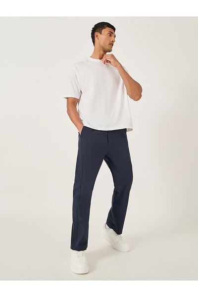 Fort Collins By Styli Mid Rise Straight Fit Track Pant with Drawstring