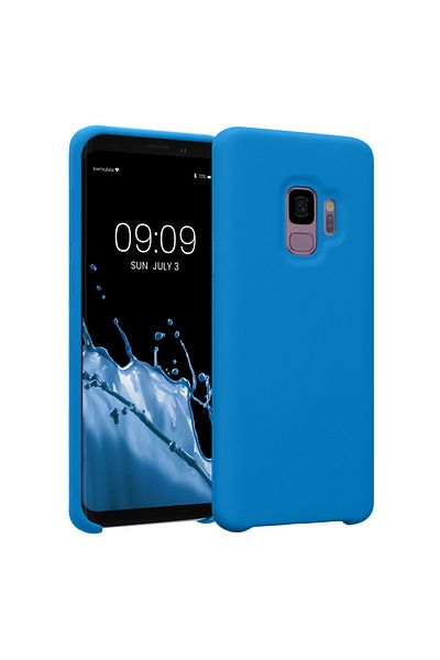 KWmobile Carcasă pentru Samsung Galaxy S9, silicon, albastră, 44182.157