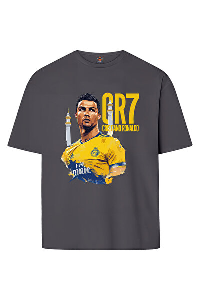 BookOrBook تيشيرت كريستيانو رونالدو النصر بخيط مزدوج قطن 100%