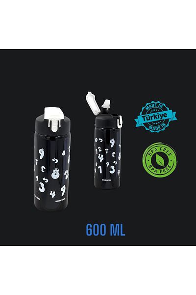 CEM HOME Stainless 304 Steel Sportsman Silicone Gasket Leakproof Water Bottle 600ml