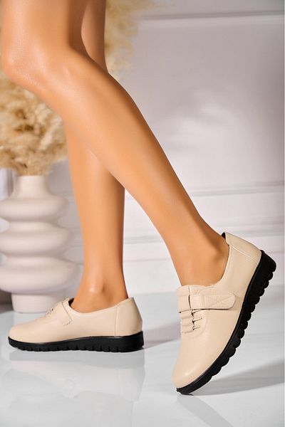Joana Women's Casual Beige Shoes Made of Eco-Leather Alyssa