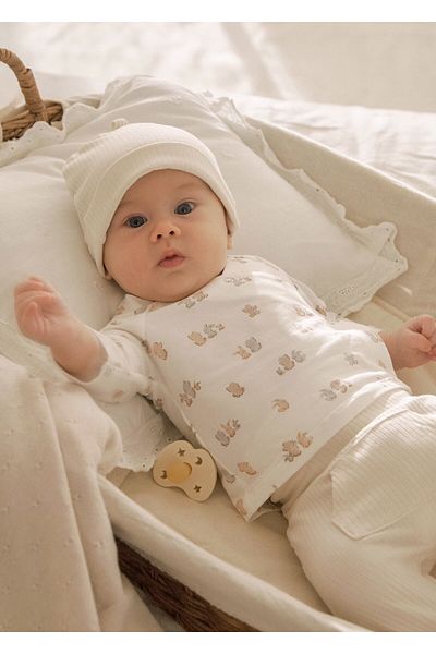 MAYORAL Hat Bodysuit Set Bottom - Top Set