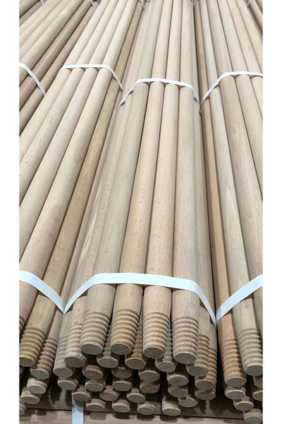 ÇAYLAR AVM Wooden Pine Brush Handle 5 Pieces (150cm)