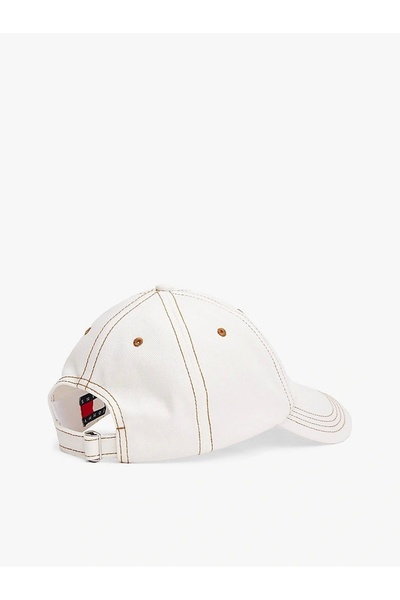 Tommy Hilfiger Women's Ecru Heritage Denim Baseball Cap