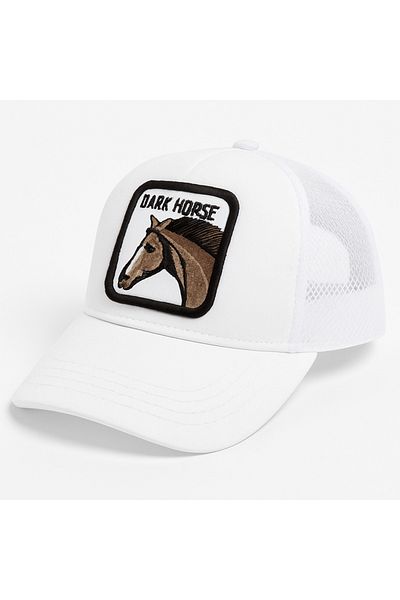 NO BRAND Luxury Embroidered Mesh Detailed Hat New Season