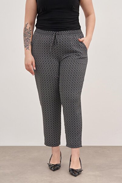 MYLİNE Beli Lastikli Yazlık Pantolon