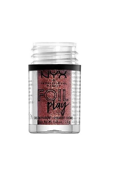 NYX Professional Makeup Pigment Fard Pleoape, NYX, Foil Play Cream Pigment, 12 Red Armor, 2.5 g
