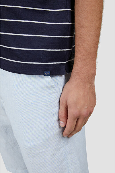 PAUL&SHARK Linen Polo Shirt with Buttons