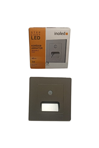 İnoled İNOLED HAREKET SENSÖRLÜ KORİDOR ARMATÜRÜ KARE KASA - GÜN IŞIĞI 3000 KELVIN - 6102