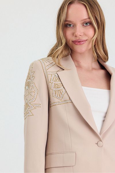 Ted Davıd Stone Detailed Suit