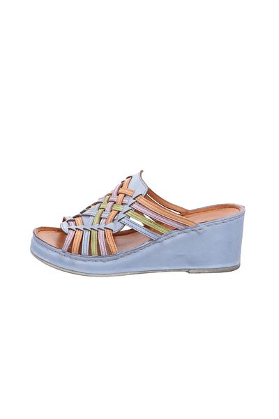 İNZE AYAKKABI Genuine Leather Slippers Model Name: Nuda