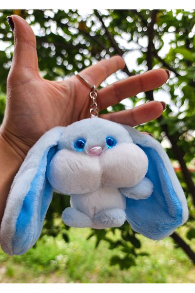 Rota Hediyelik Χαριτωμένο Kawaii βελούδινο μπρελόκ κουνέλι Παιδική τσάντα δώρου Στολίδι Διακοσμητικό αντικείμενο