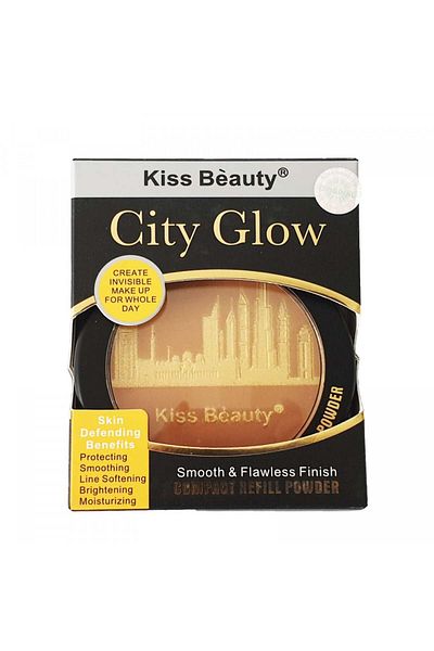 Kiss Beauty City Glow Illuminator, Smooth & Flawless Finish, 03