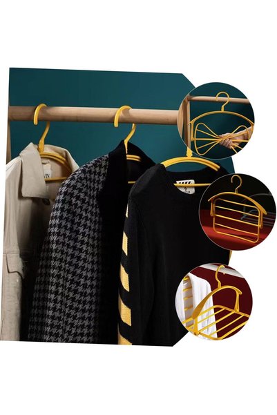Melody Houseware السراويل الطبقات وشماعات الملابس