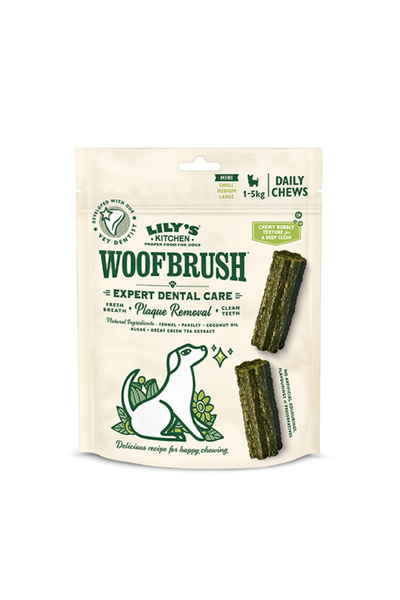 Lily's Kitchen مضغ أسنان الكلاب من ووف براش - عبوة كبيرة - صغيرة