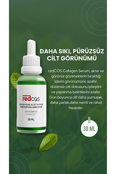 redCOS Kolajen Acacia X50 Serum–kırışıklık Ve Çizgi Karşıtı,cilt Pürüzsüzleşt...