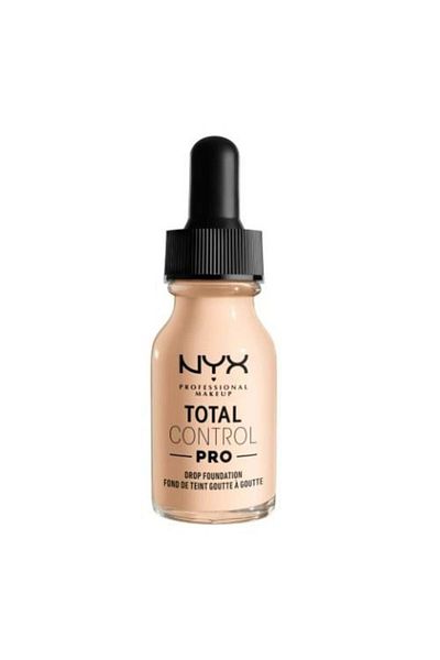 NYX Professional Makeup Foundation, Nyx, Total Control Pro Drop, 0 Light Pale, 13 ml