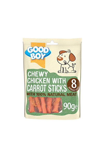Armitage Chewy Chicken Carrot Sticks Dog Treats - 90g