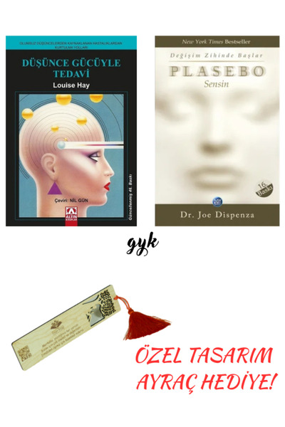 Diyojen Yayıncılık Düşünce Gücüyle Tedavi ve Plasebo Sensin 2'li SET (AYRAÇ H...