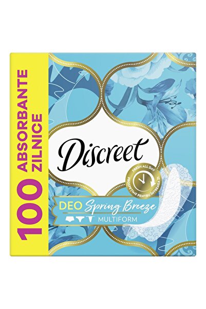 Discreet Deo Spring Breeze Daily Absorbents, 100 pieces