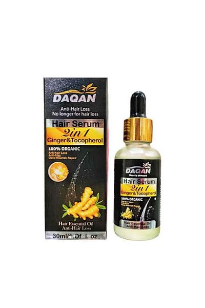 DAQAN Ser Anticadere Par, Daqan, 100% οργανικό, cu Ghimbir, 30 ml
