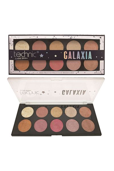 TECHNIC Paleta pudre iluminatoare Technic Galaxia Face Palette Limited Edition