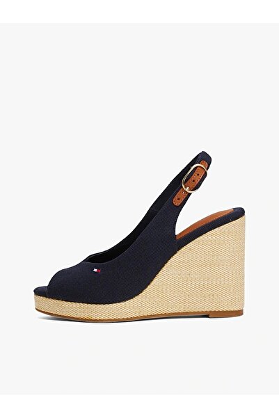 Tommy Hilfiger Flag High Wedge Espad Slingback Women's Sandals Fw0Fw08597Dw6