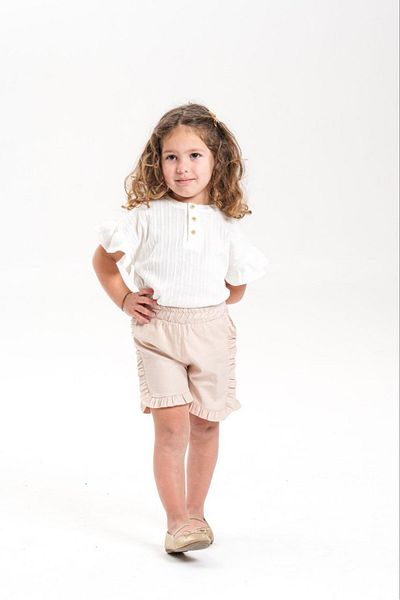Bloom Bbk-339 muslin blouse short set