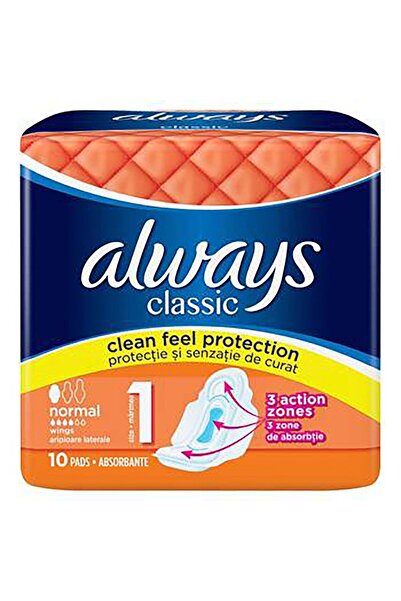 Always Absorbante, Always Classic, Normal Plus, 10 buc